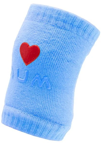 New Baby kūdikio kelių apsaugos su ABS „I Love Mum and Dad“, mėlynos spalvos
