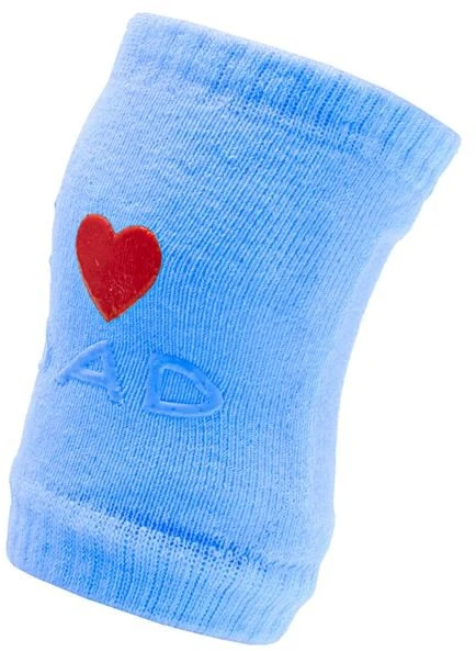 New Baby kūdikio kelių apsaugos su ABS „I Love Mum and Dad“, mėlynos spalvos
