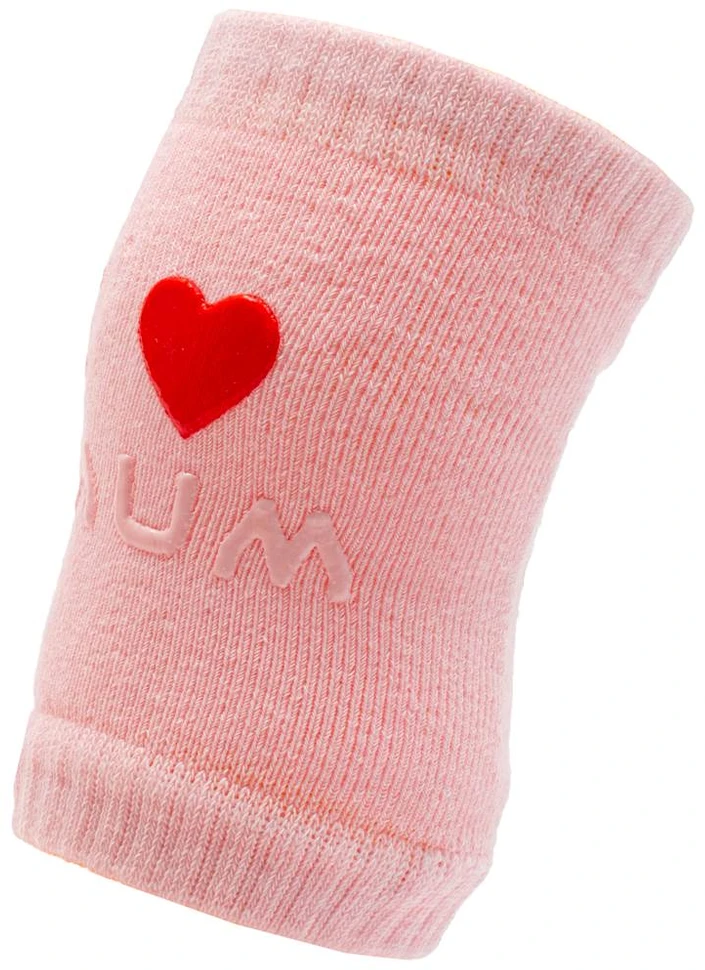 New Baby kūdikių kelių apsaugos su ABS „I Love Mum and Dad“, rožinės spalvos
