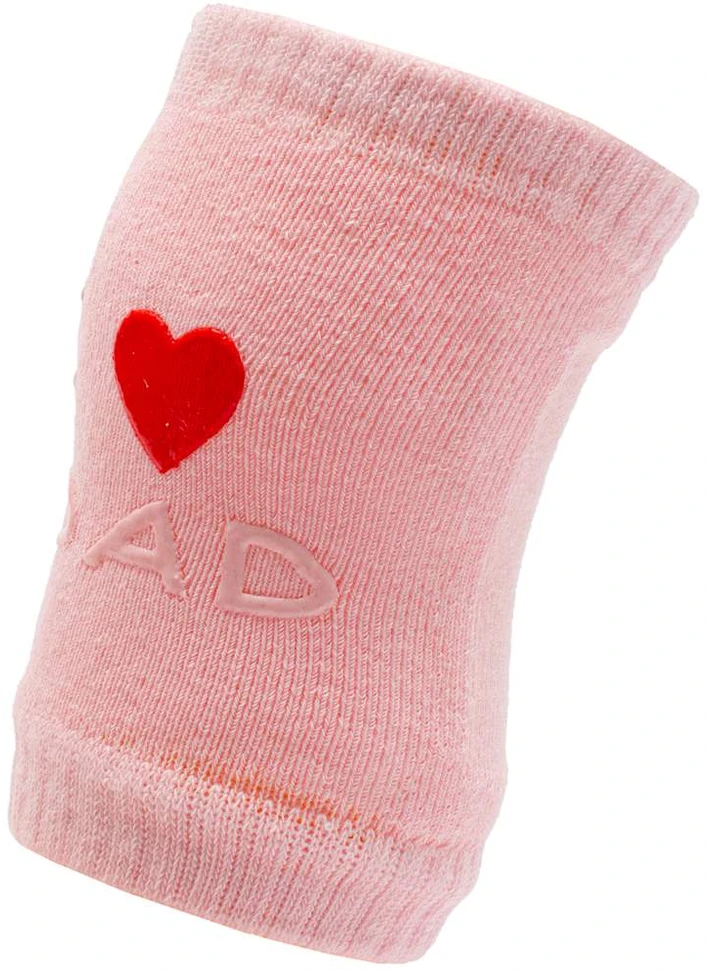 New Baby kūdikių kelių apsaugos su ABS „I Love Mum and Dad“, rožinės spalvos