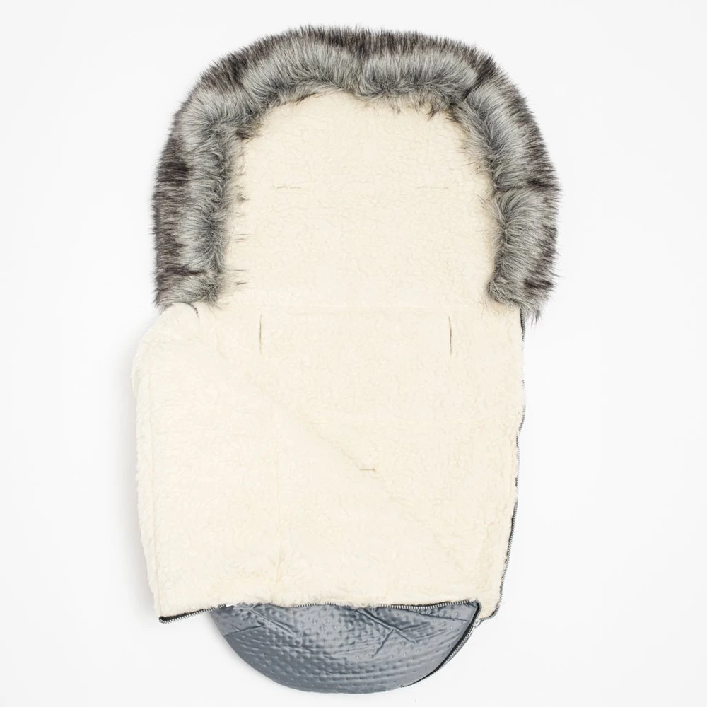 New Baby Lux Wool grafito spalvos žieminis nešioklis