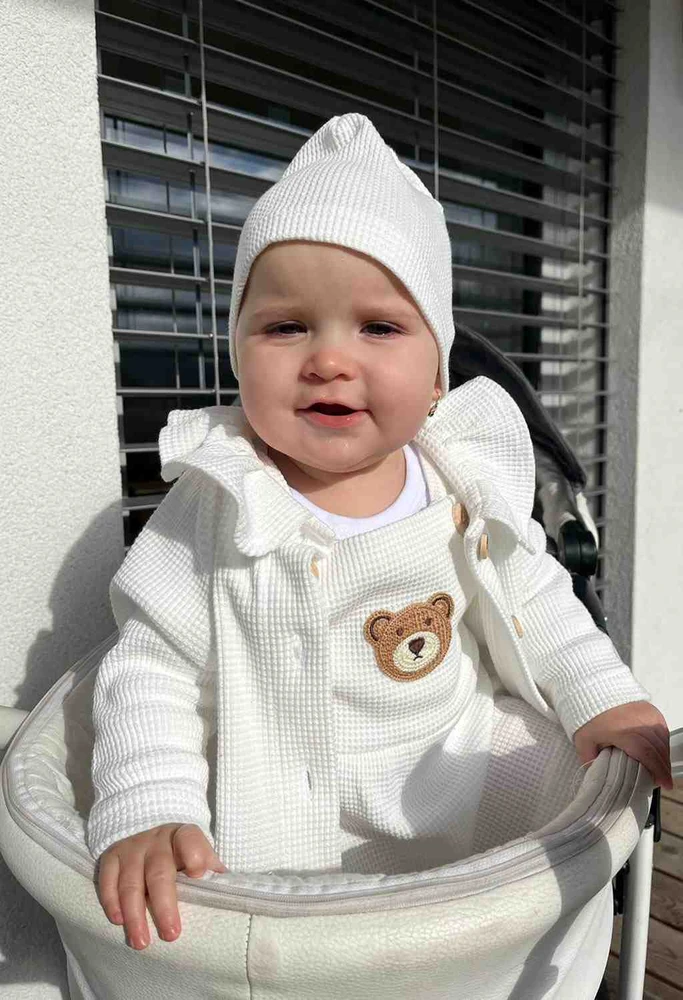 New Baby Luxury drabužiai Laura balti, dydis 86 (12-18 mėn.)