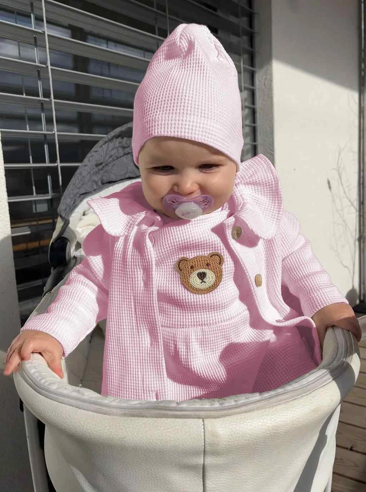 New Baby Luxury drabužiai Laura rožiniai, dydis 86 (12-18 mėn.)