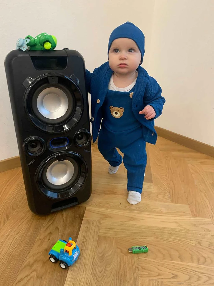 New Baby Luxury drabužiai Oliver mėlynas, dydis 80 (9-12 mėn.)