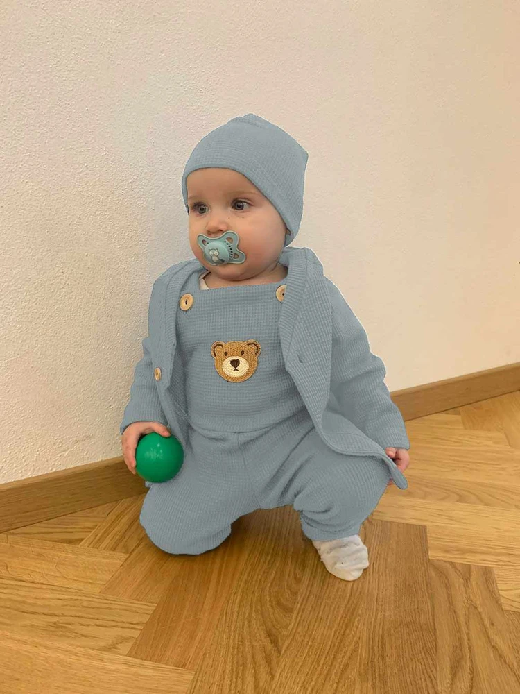 New Baby Luxury drabužiai Oliver pilka, dydis 56 (0-3 mėn.)