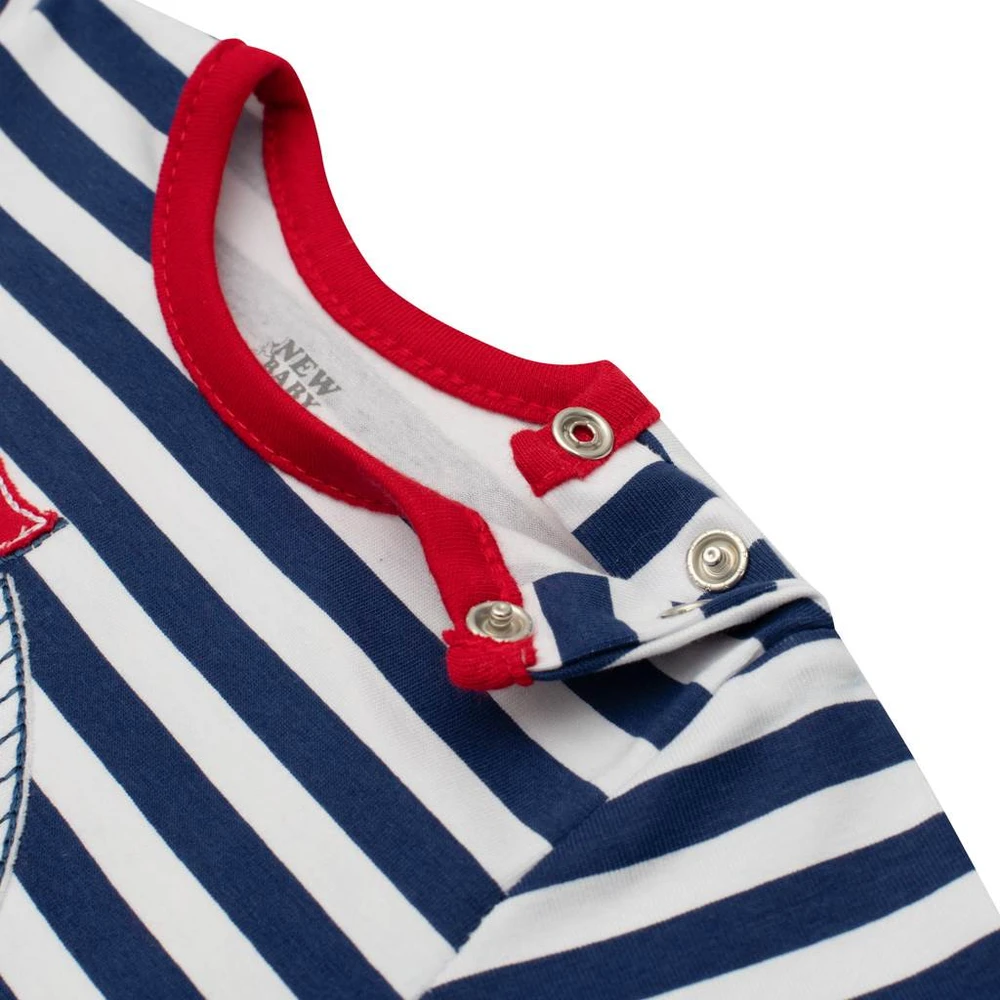 New Baby Marine kūdikių marškinėlių ir šortų komplektas, dydis 56 (0-3 mėn.)