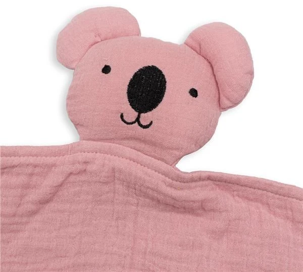 Dėlionė New Baby muslininis minkštas žaislas Koala rožinis