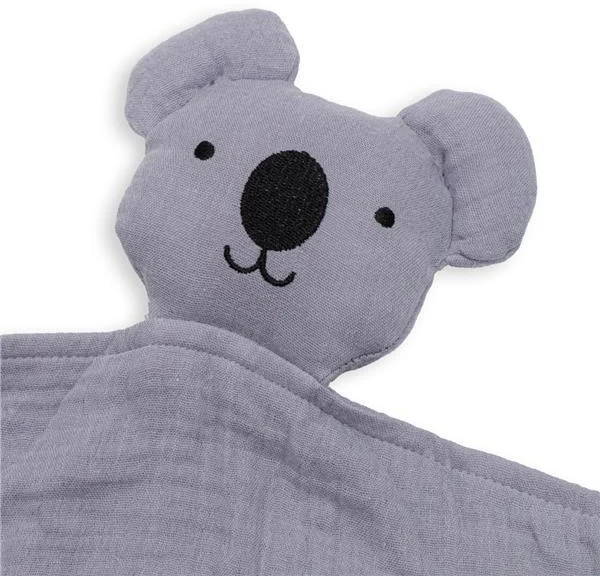 Dėlionė New Baby pilkas muslininis minkštas žaislas Koala