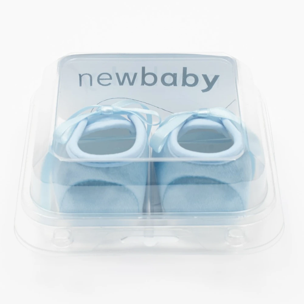 New Baby satininiai kūdikių batukai mėlyni, 12-18 mėn., dydis 6-18 mėn.