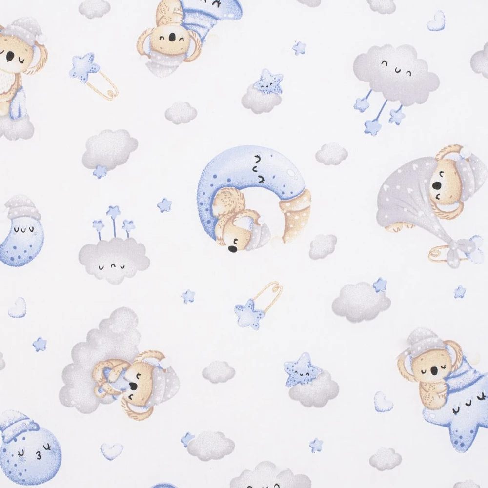 New Baby STANDARD poroloninis čiužinys 120x60x6 cm Koala mėlynas
