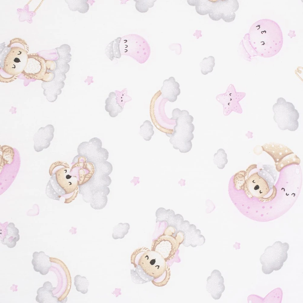 New Baby STANDARD poroloninis čiužinys 120x60x6 cm, rožinis su koala raštu