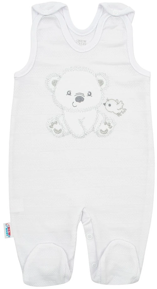 New Baby Sweet Bear baltas rinkinys kūdikiams, dydis 62 (3-6 mėn.)