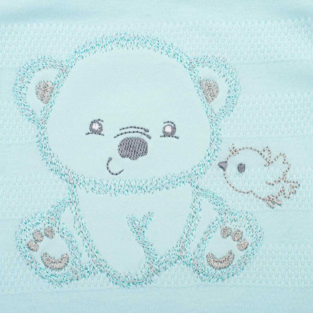 New Baby Sweet Bear nėščiųjų rinkinys mėlynas, dydis 62 (3-6 mėn.)