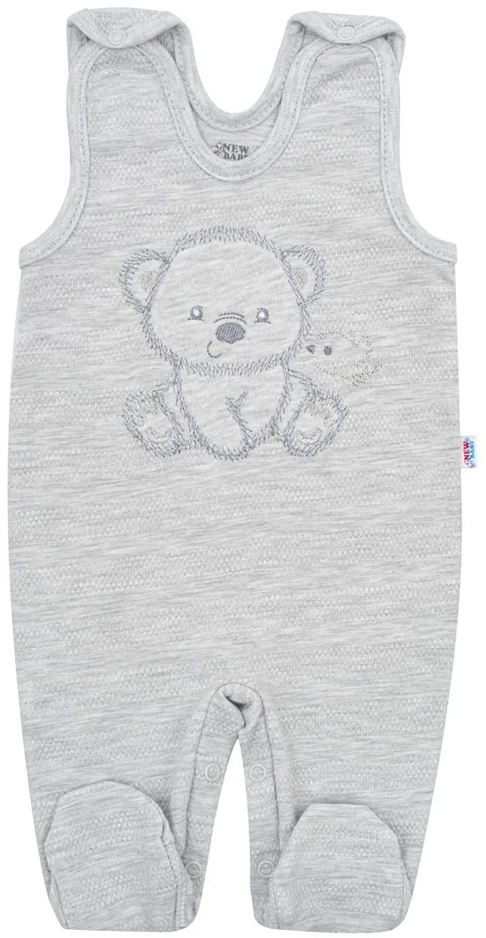 New Baby Sweet Bear pilkas nėščiųjų rinkinys, dydis 56 (0-3 mėn.)