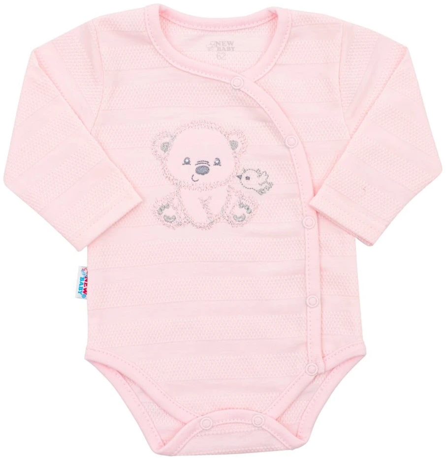 New Baby Sweet Bear rožinis rinkinys motinystei, dydis 62 (3-6 mėn.)