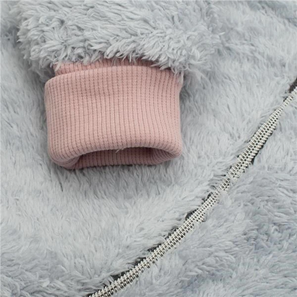 New Baby Teddy bear žieminis kombinezonas pilkos ir rožinės spalvos, dydis 62 (3-6 mėn.)