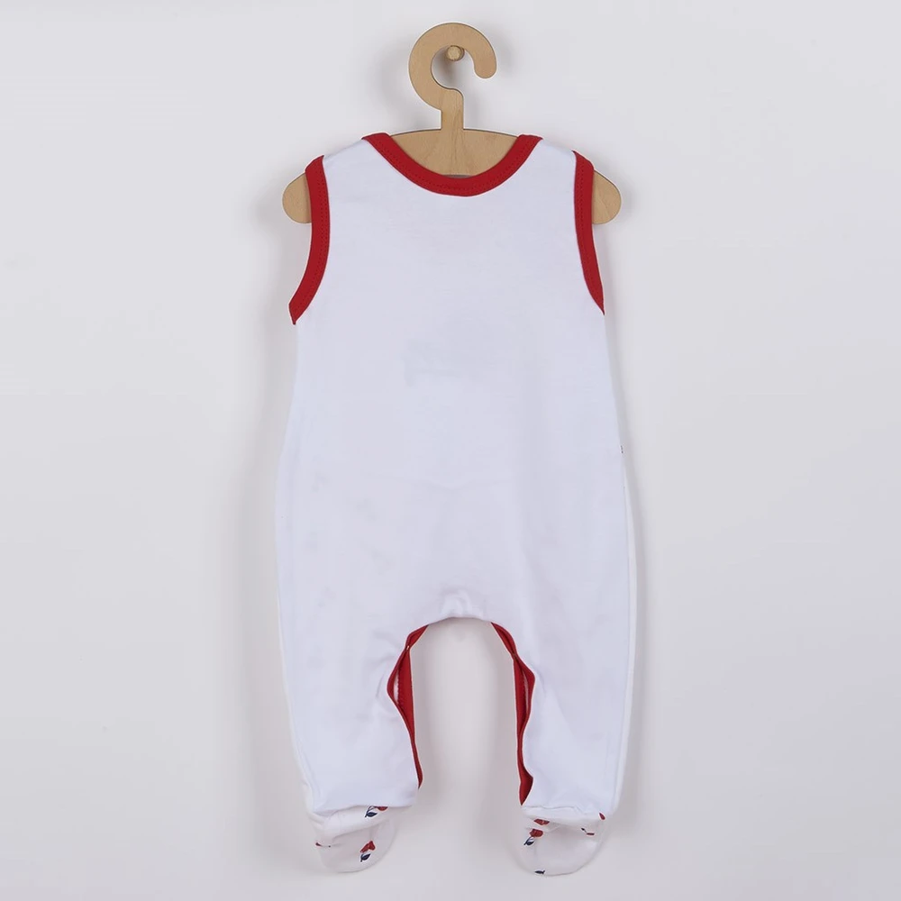 New Baby vyšnių medvilniniai šliaužtinukai, dydis 86 (12-18 mėn.)