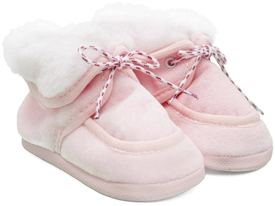 New Baby žieminiai rožiniai batukai kūdikiams, dydis 3-6 mėn.
