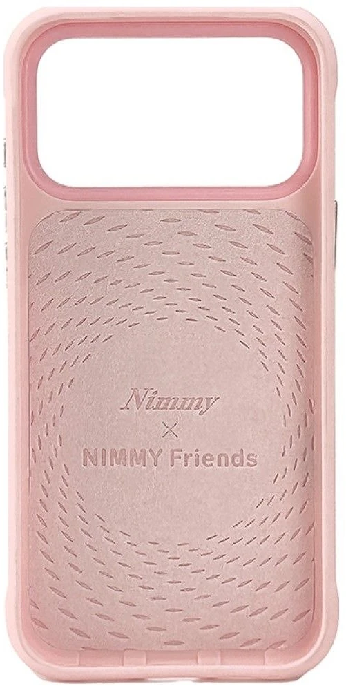 NIMMY dėklas BIG EYED LYING RAGDOLL CAT suderinamas su MagSafe, skirtas IPHONE 18 Pro/17 Pro, rožinis