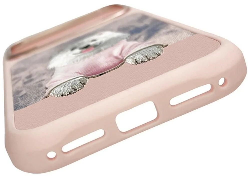 NIMMY dėklas GENTLE PETS SERIES DOG, suderinamas su MagSafe, skirtas IPHONE 18 Pro Max/17 Pro Max rožinė