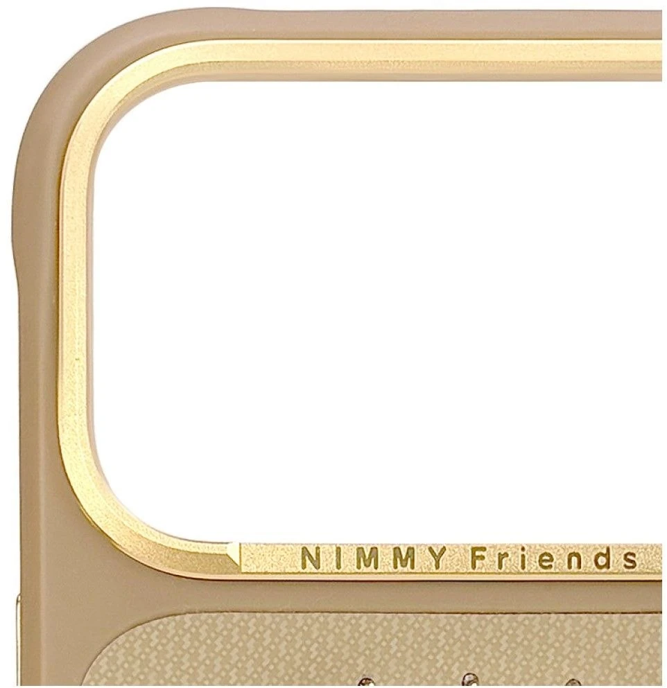 NIMMY dėklas LUCKY FASHION CAT, suderinamas su MagSafe, skirtas IPHONE 18 Pro Max/17 Pro Max, rudas