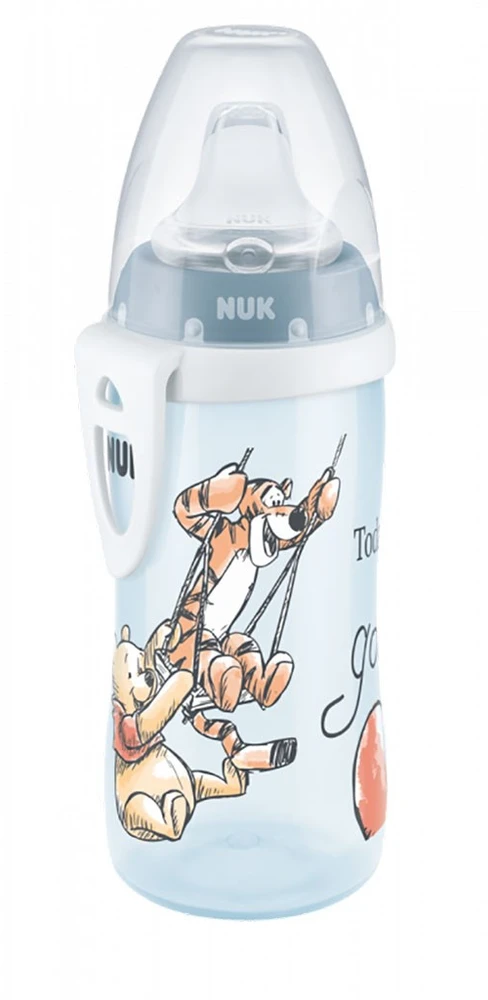 NUK Active Cup kūdikio buteliukas Disney Mikė Pūkuotukas 300 ml mėlynas