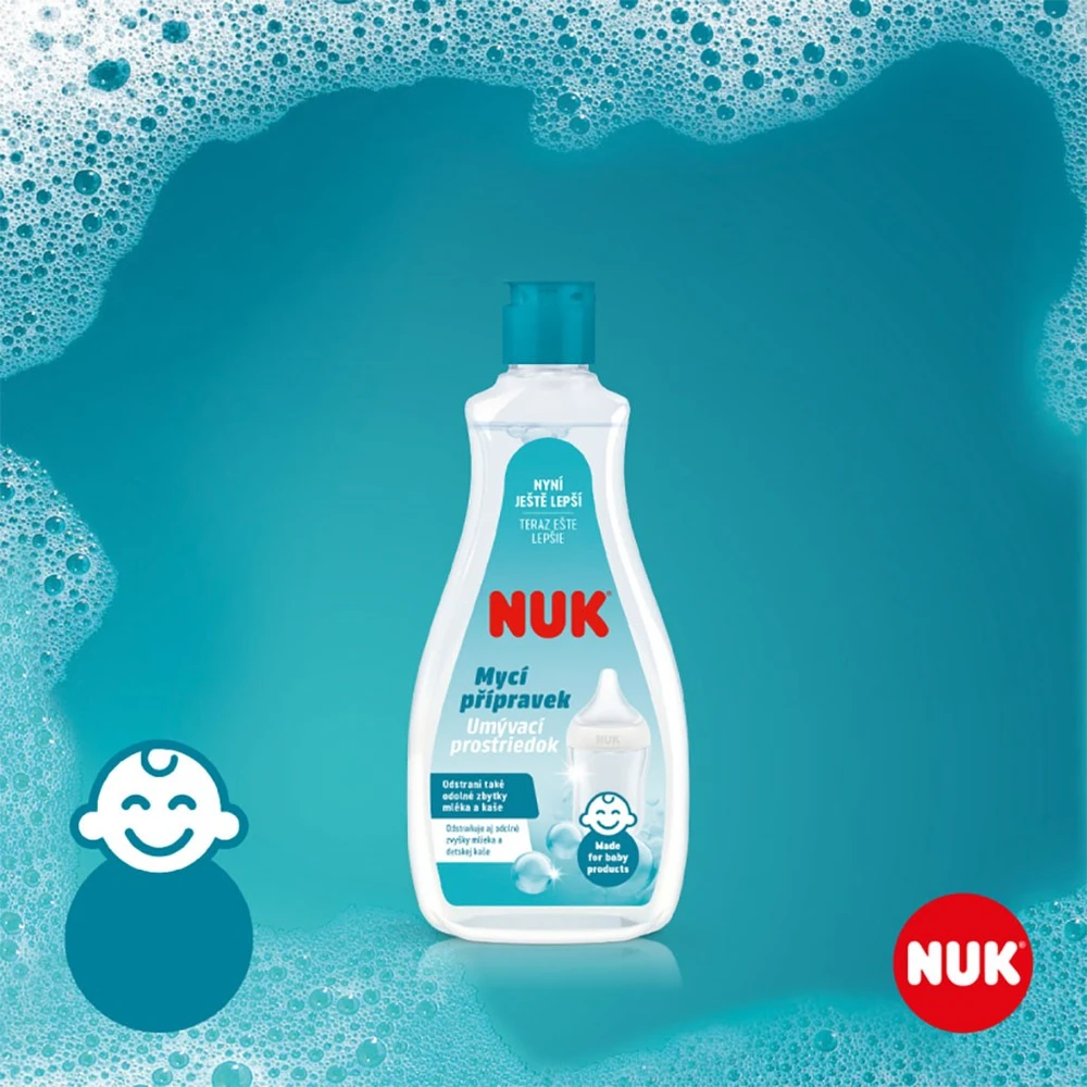 NUK buteliukų ir žindukų ploviklis - 500 ml