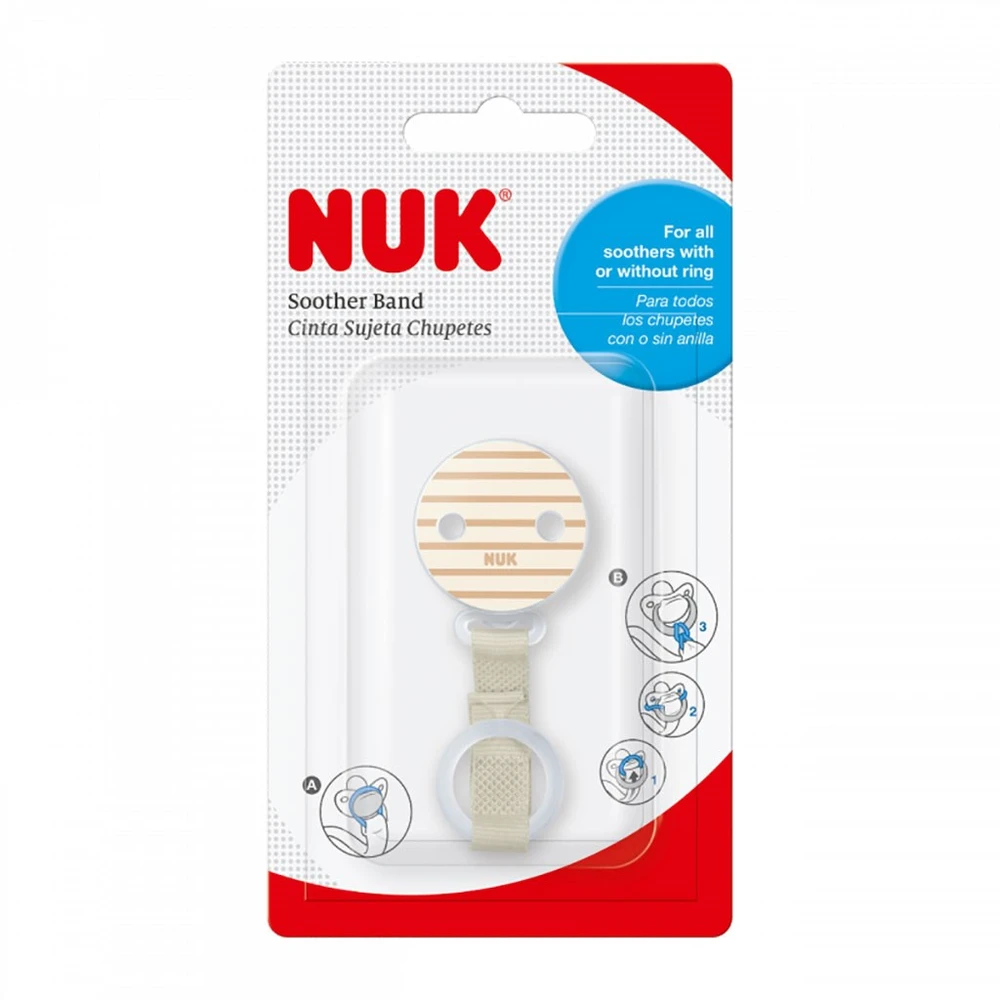 NUK čiulptuko juostelė smėlio spalvos