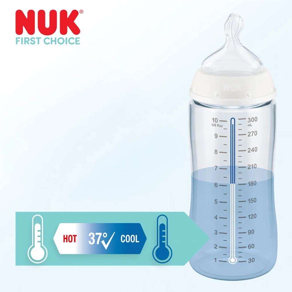 NUK First Choice 300 ml kūdikio buteliukas su temperatūros kontrole Koala