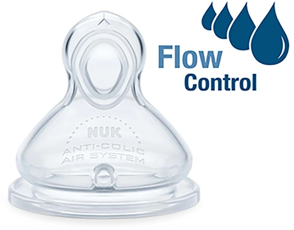 Nuk Flow First Choice Control 6+ mėn., 2 vnt.