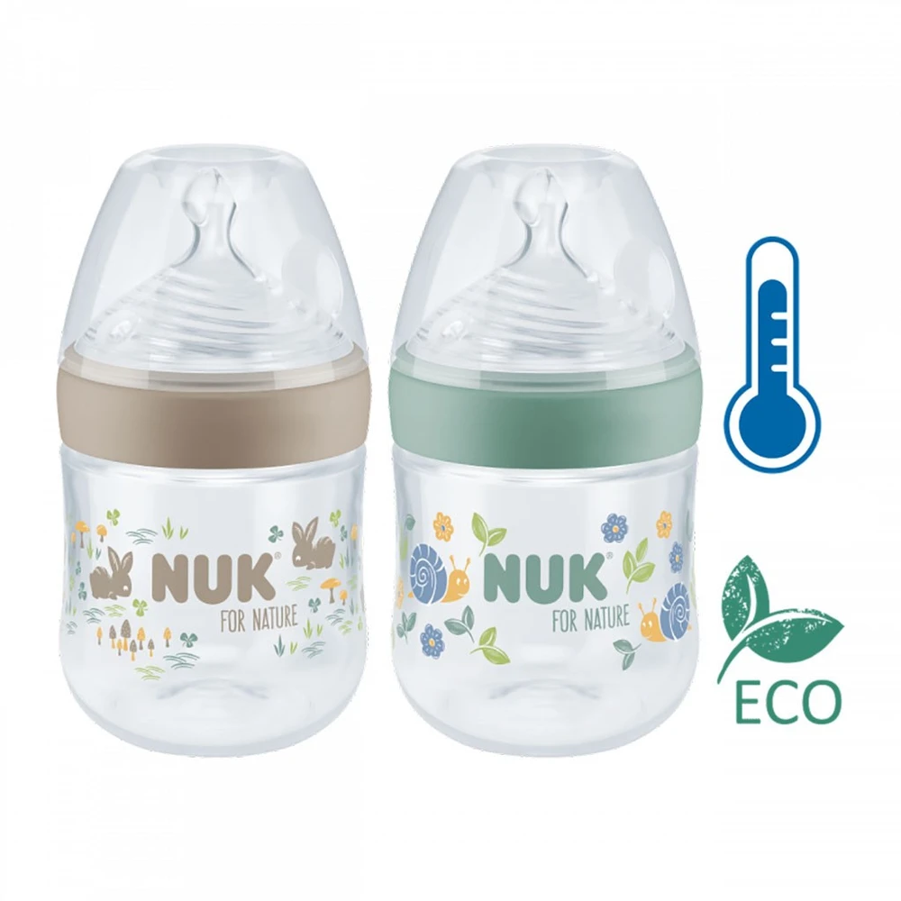 NUK 743076 150 ml buteliukas For Nature čiulptukas. S