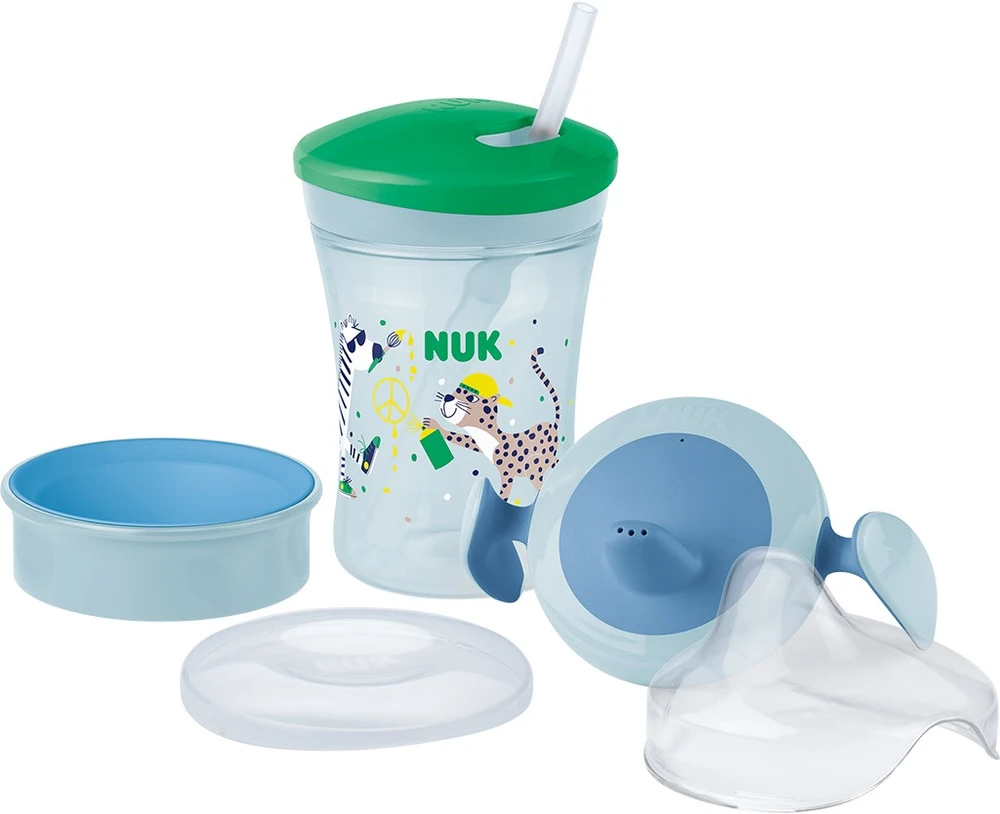 NUK LEARN TO DRINK SET puodelis berniukui