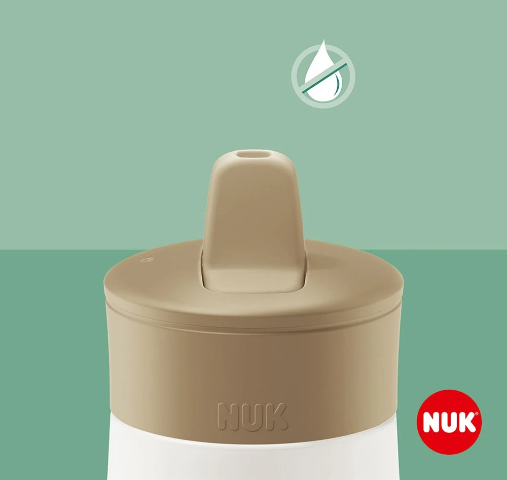 NUK Mini-Me Flip 2-in-1 kūdikio buteliukas Peppa Pig, 450 ml, rožinis, 12+m