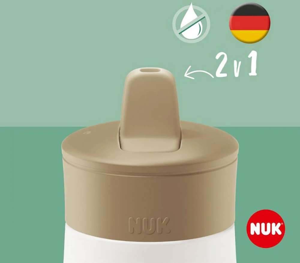 NUK Mini-Me Flip 2in1 kūdikio buteliukas Frozen 450 ml rožinis, 12+ mėn.