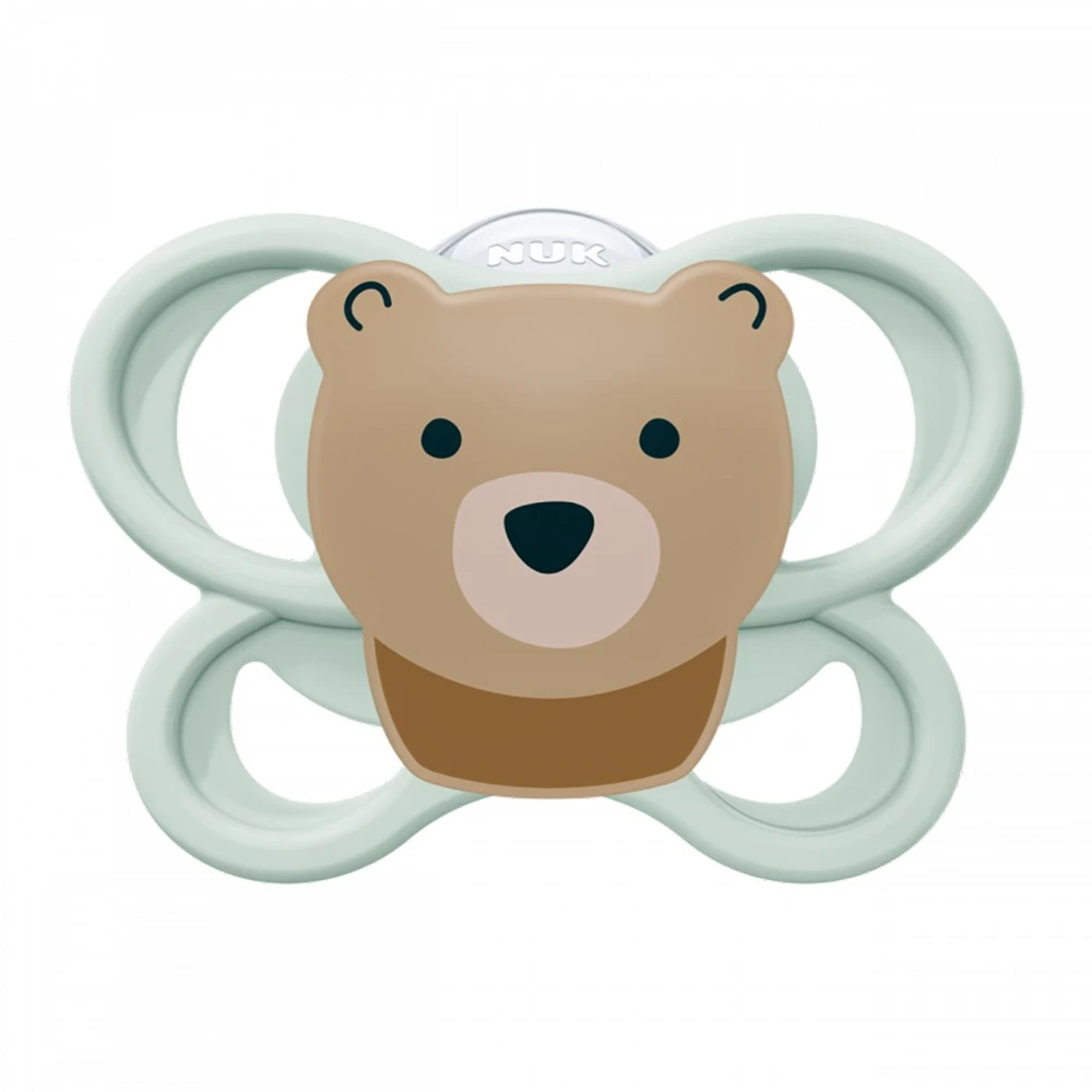 NUK Perfect Match Air BEAR čiulptukas 0-6 mėn., 1 vnt. dėžutėje