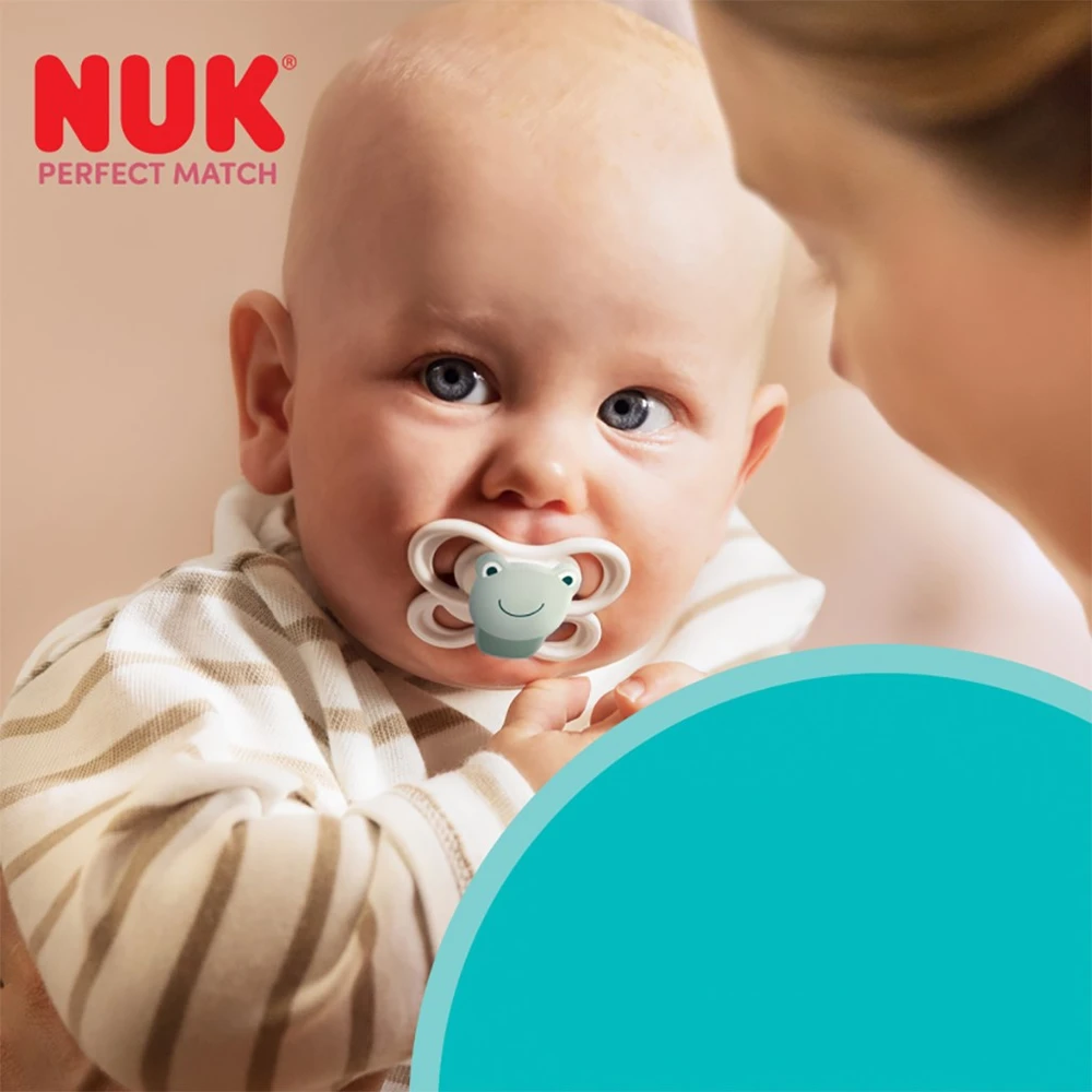 NUK Perfect Match Air POLAR BEAR čiulptukas, dydis 6-18 mėn., 1 vnt. dėžutėje