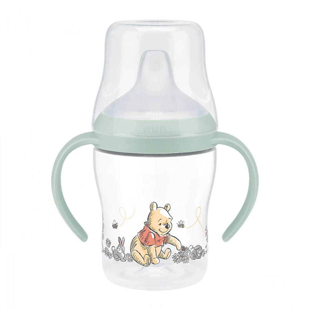 NUK Perfect Match mokomasis kūdikio buteliukas DISNEY Mikė Pūkuotukas 150 ml