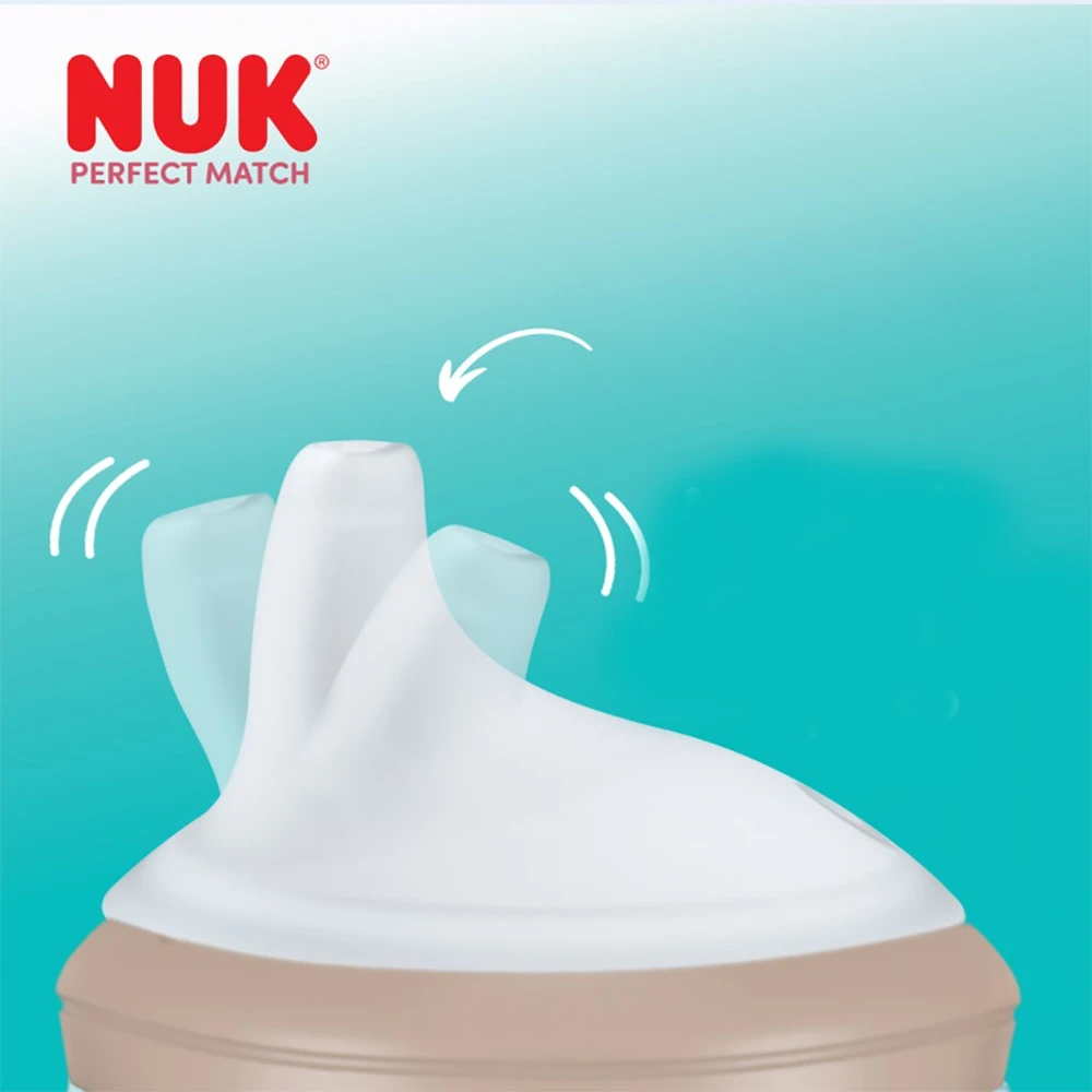 NUK Perfect Match mokomasis kūdikio buteliukas Avytė 260 ml