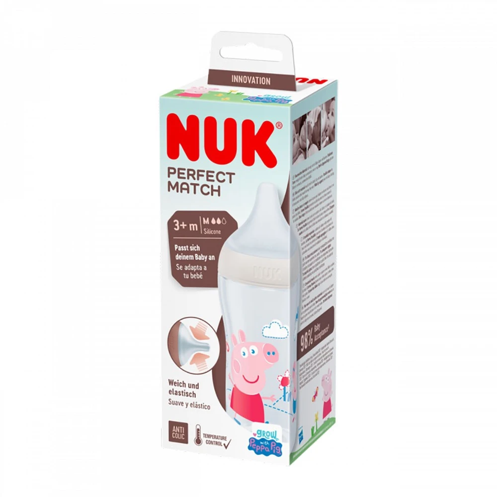 NUK 216017 PP buteliukas 260 ml PEPPA