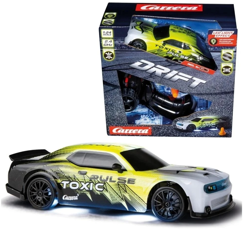 Nuotoliniu būdu valdomas automobilis Carrera Drift Toxic Pulse 2,4 GHz