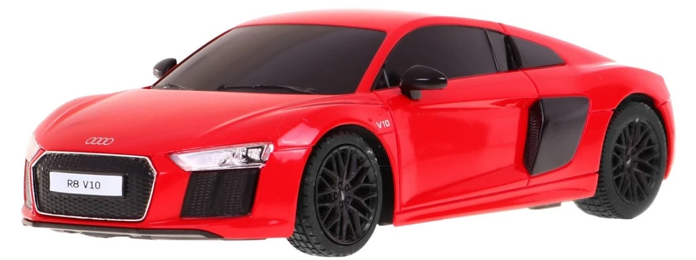 Audi R8 raudona RASTAR modelis 1:24 Zdalnie sterowane auto + Pilot 2,4 GHz