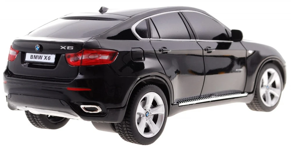 BMW X6 juoda RASTAR modelis 1:24 Zdalnie sterowane Auto SUV + pilot
