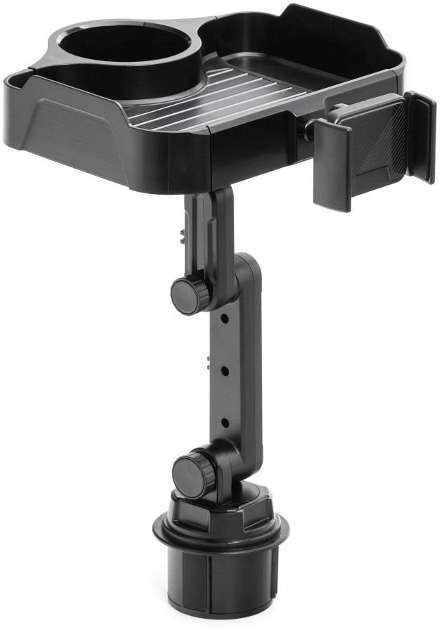 Oem Car table with phone holder CP2008 juodos spalvos