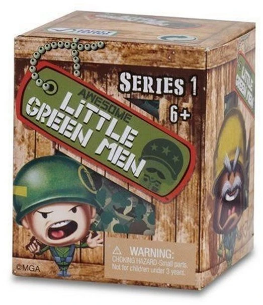 Oem Awesome Little Žalias Men dėžutė su staigmena 6 cm