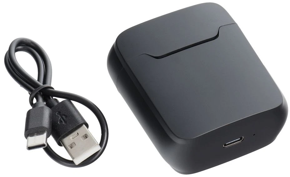 Oem Belaidis prisegamas mikrofonas „Lightning“ su įkrovimo dėklu S11 juodas