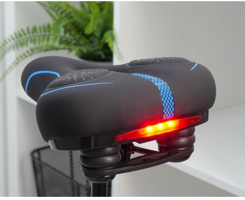 OEM dviračio balnelis su integruotu LED žibintu FSBSD-232-1 juodas