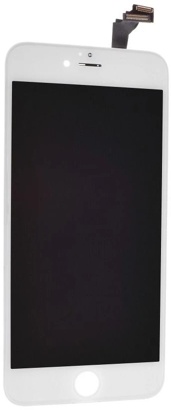 OEM LCD ekranas iPhone 6 Plus su skaitmeniniu keitikliu baltas (HiPix)