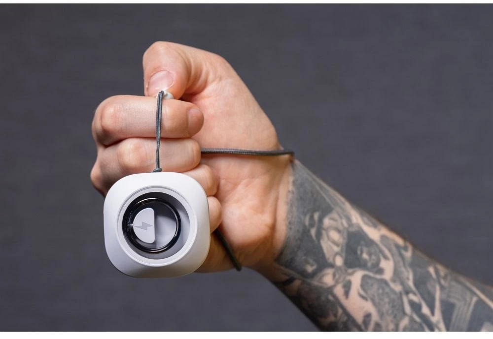 OEM Smart Ring R11M - išmanusis plieno žiedas su įkrovimo dėžute, 8 dydis (18,1 mm), juodas