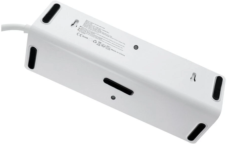 Oem rozeta su 4 lizdais, maks. 3680W, 2xUSB A, 2x type C jungtys su 2m maitinimo laidu E42 balta
