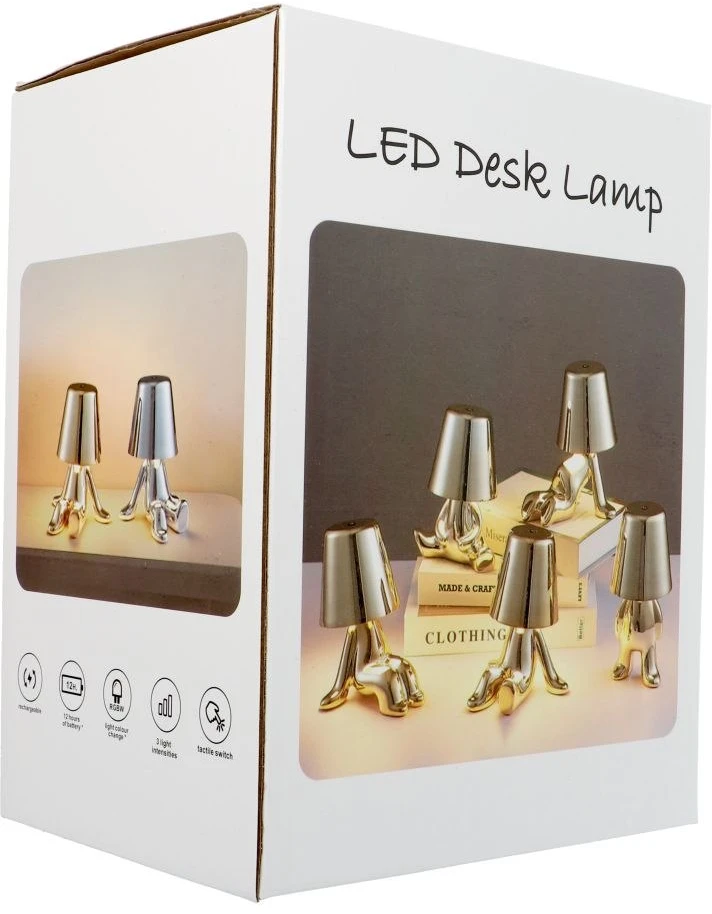 Oem Stalinis šviestuvas prie lovos GOLD MAN Art Deco sėdynė (2 versija) MLTL